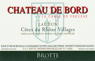 Cuvée "CHATEAU DE BORD" Cuvée "CHATEAU DE BORD"